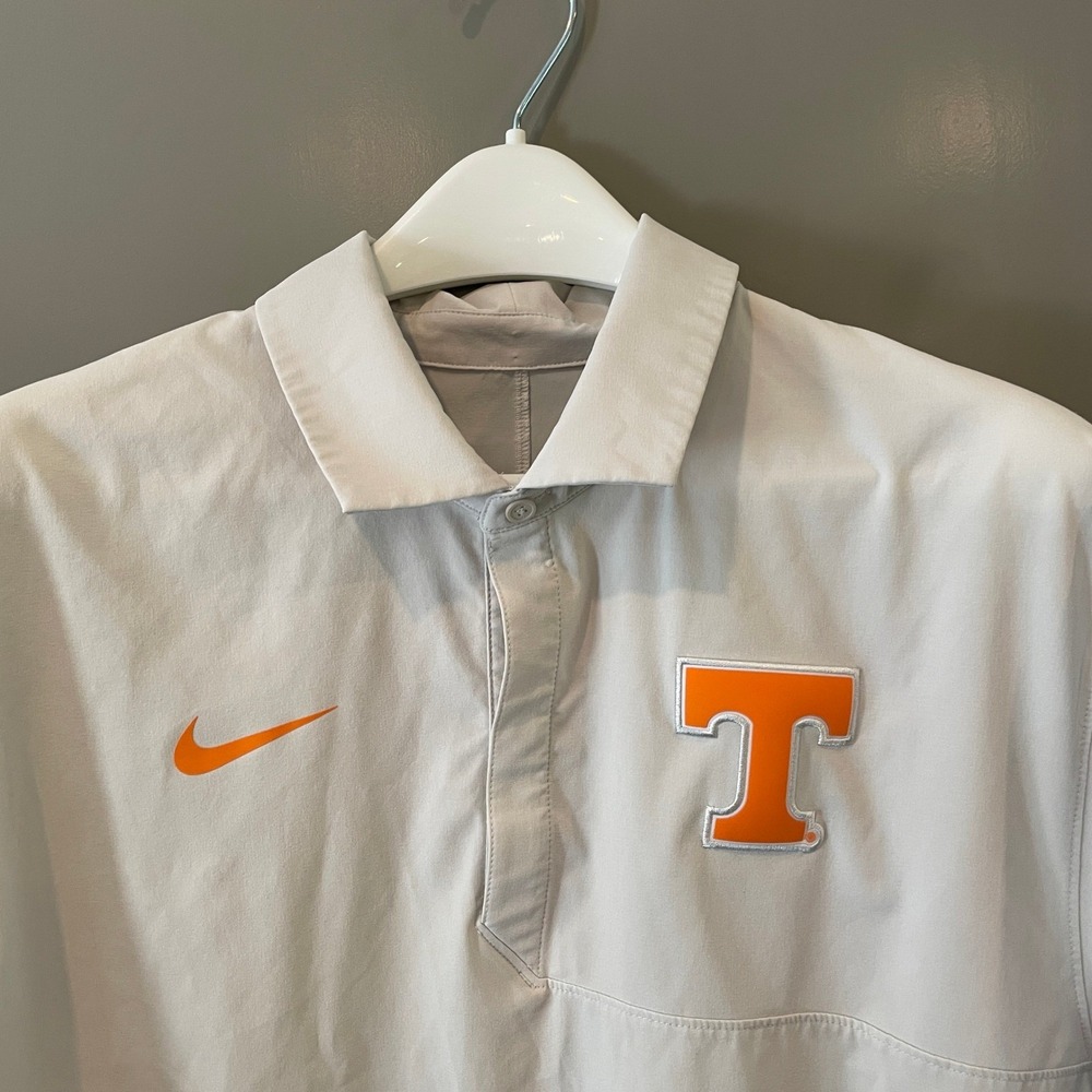 Nike Tennessee Volunteers Mens XL Grey Short Sleeve Performance Polo Shirt - Picture 4 of 9